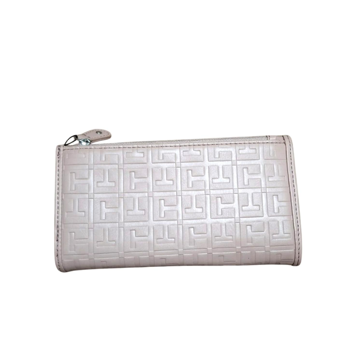 Billetera Tommy Hilfiger Monogram — Beige/Taupe