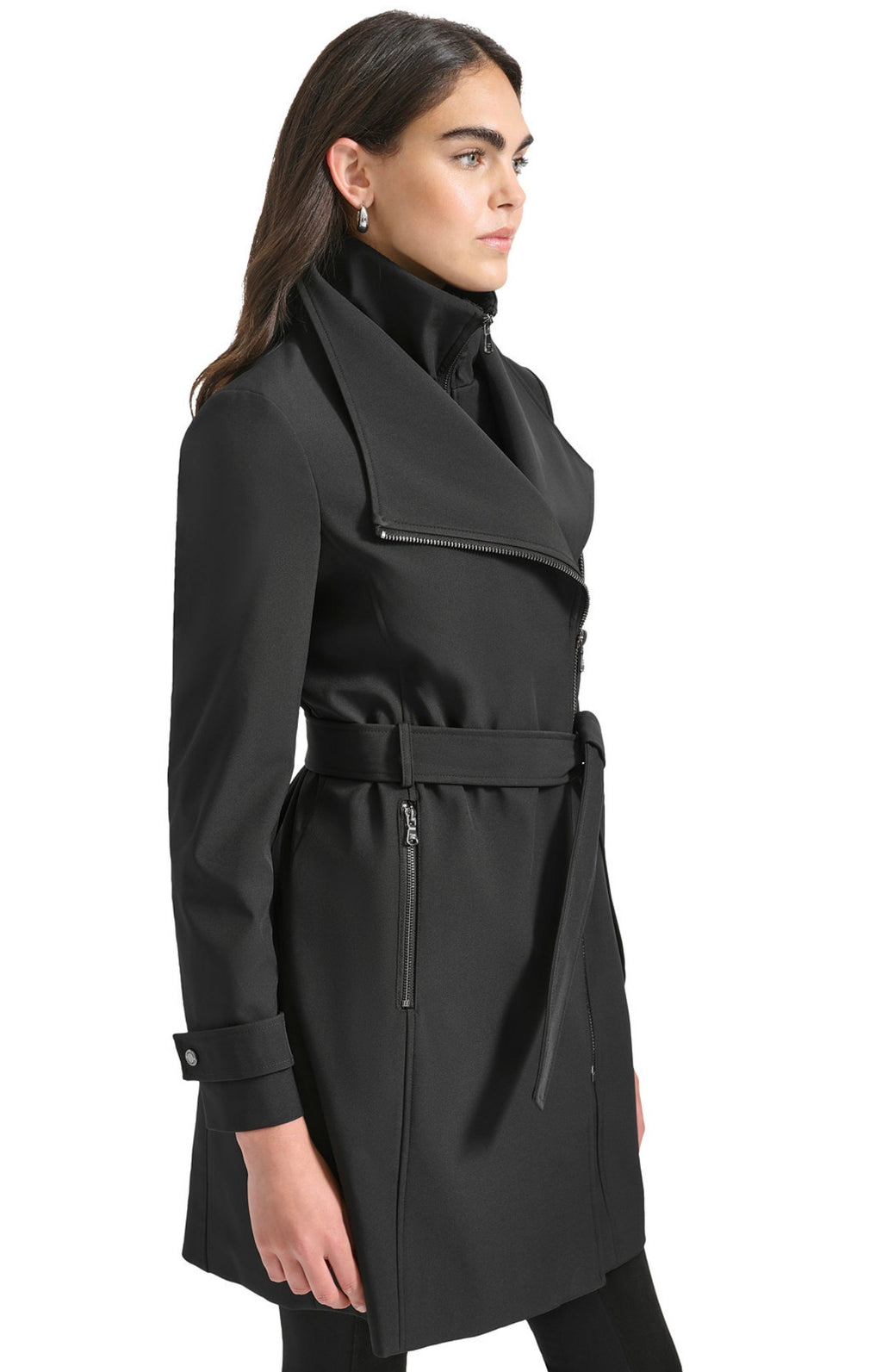 Abrigo Impermeable con Capucha Removible