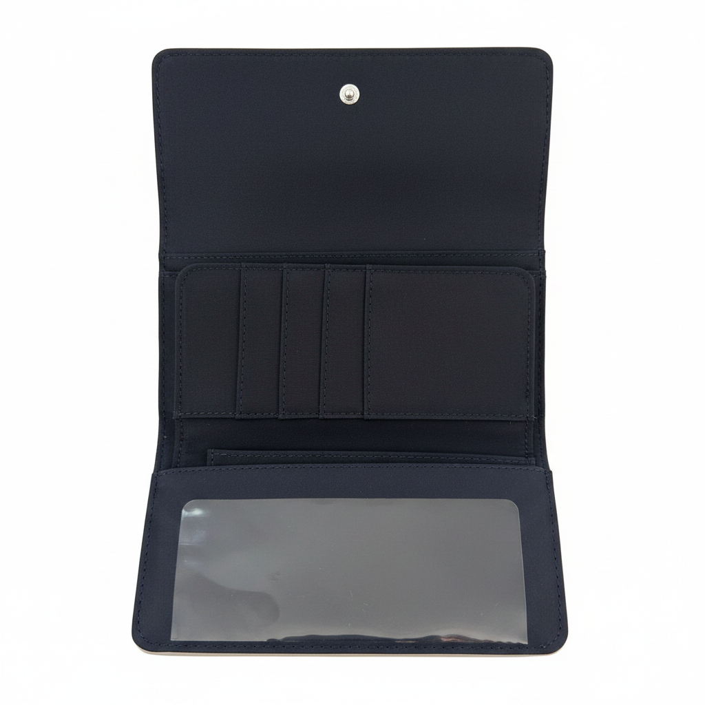 Billetera Tommy Hilfiger Monogram — Azul Marino